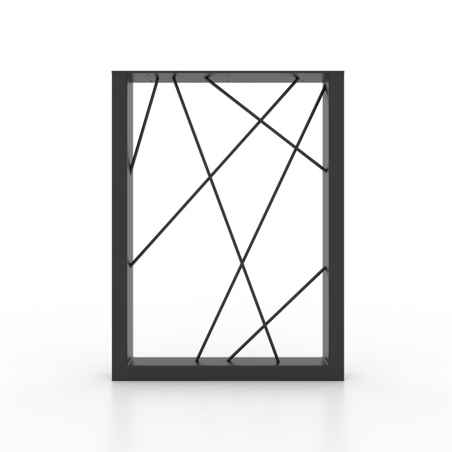 Halbinselbeine aus Eisen mit Astdesign, Eleganz und Originalität