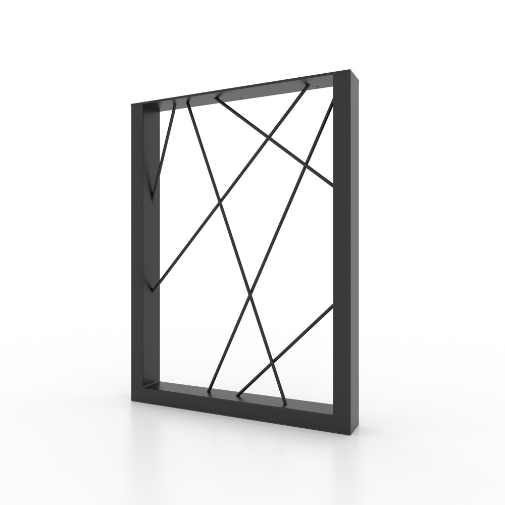 Pieds pour îlot en fer avec design branches, élégance et originalité