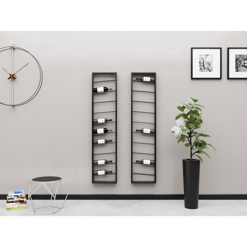 Porte-bouteilles de vin pour 10 bouteilles, gain de place et design élégant