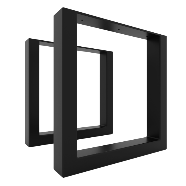 Pieds pour banc en métal