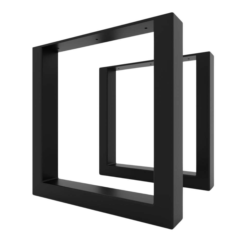 Pieds pour banc en métal