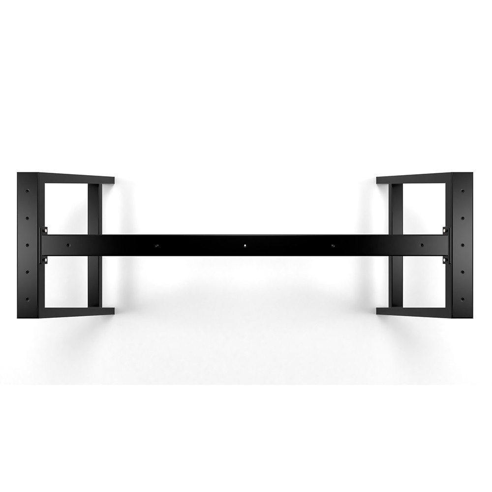 Gambe per tavolo in ferro a A con barra centrale, design minimale e stabile