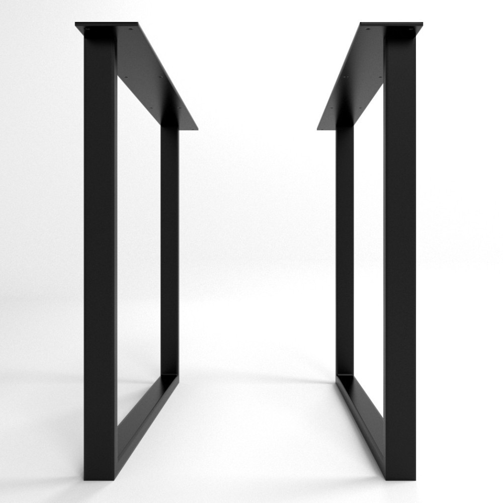 Piedi per tavolo slim bianchi, minimal chic, abbinabili a piani in legno