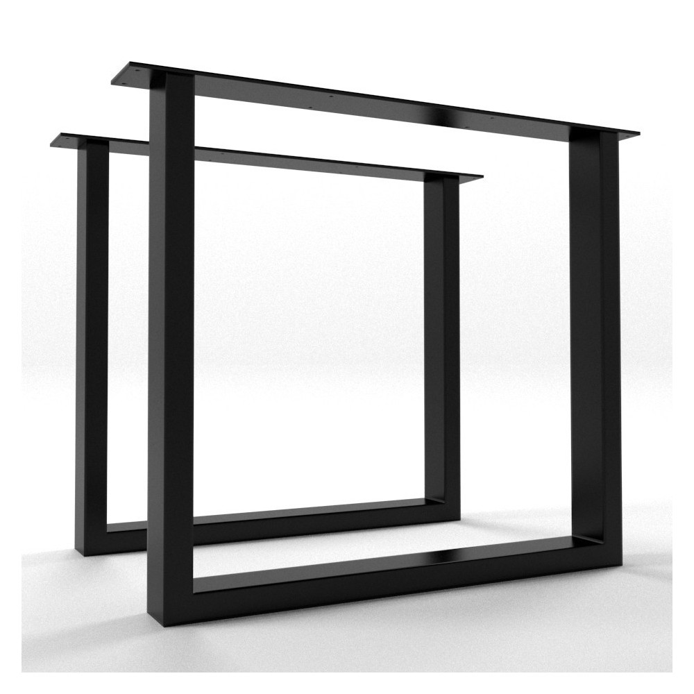 Gambe per tavolo bianco opaco, minimal e leggere, perfette per ambienti moderni.