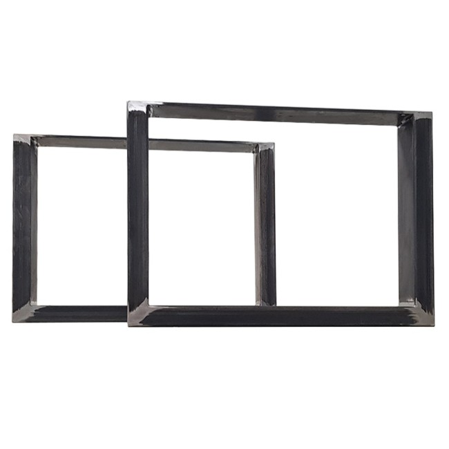 Pied pour banc DIY en fer noir, style industriel et montage facile