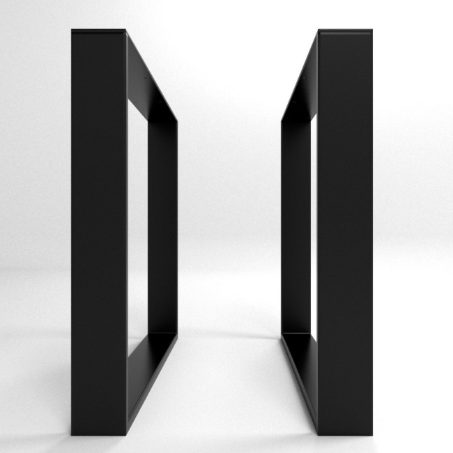 Gambe per tavolo grigio opaco, equilibrio perfetto tra design e armonia.