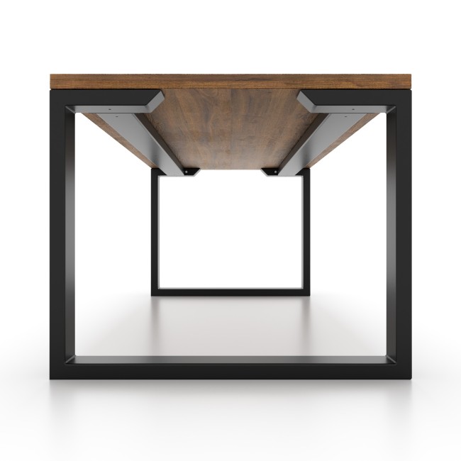 Raw iron table legs, ideal for unique wood-resin tops