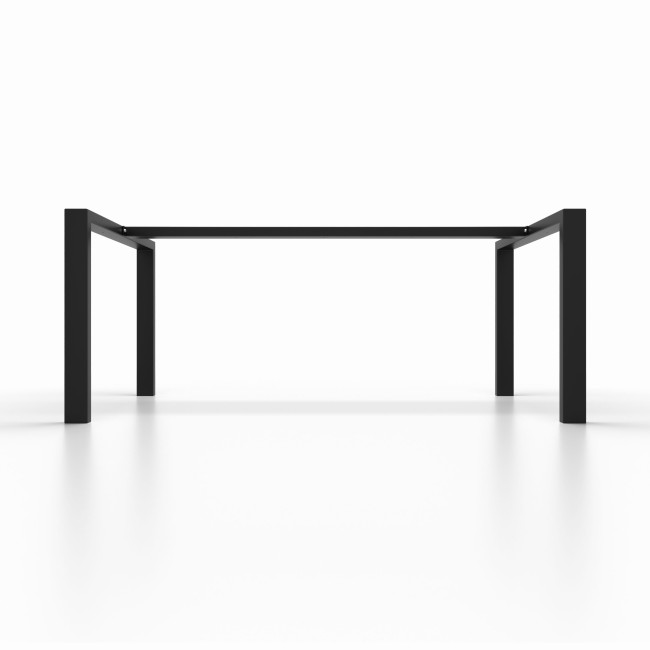 Gambe per scrivania in ferro a U rovesciata, stile industriale e stabile