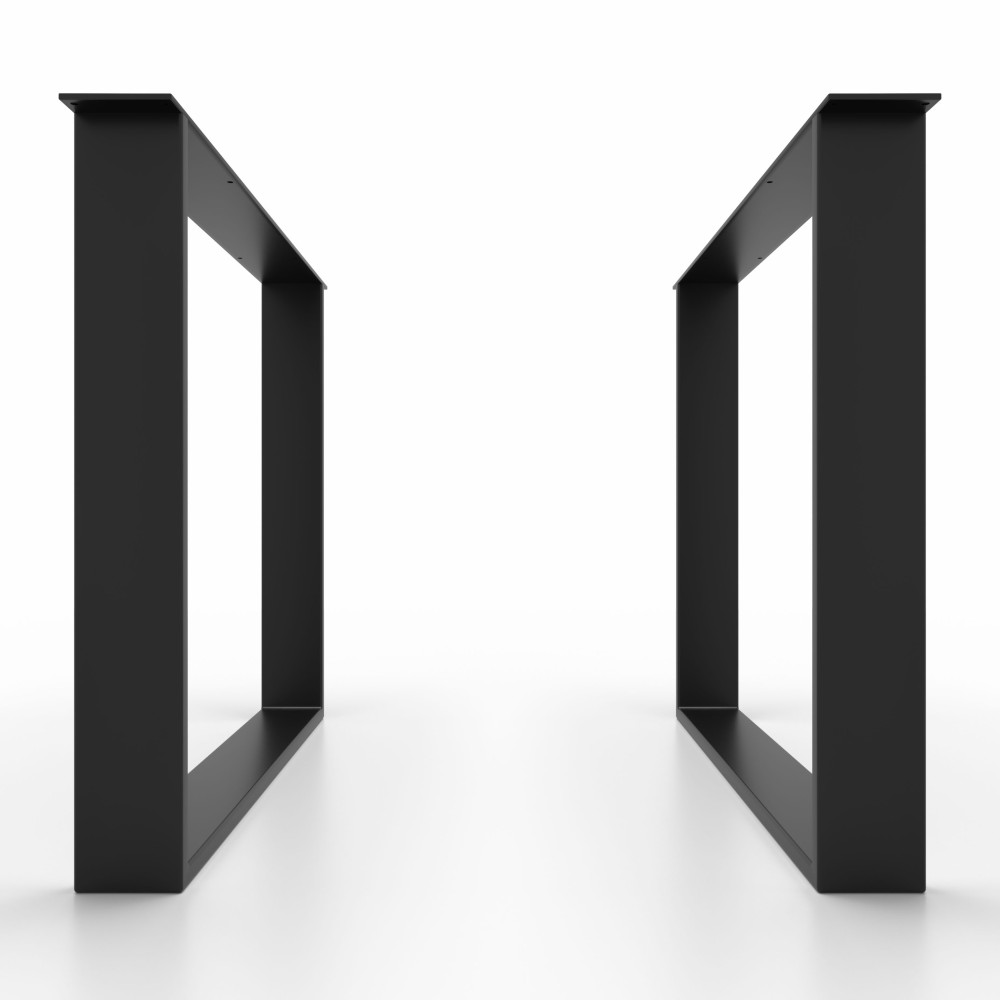 Base per tavolo in ferro bianca, leggera e minimal, per cameretta.