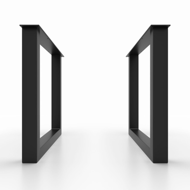 Base in ferro bianca per tavolo, minimal chic per interni eleganti.