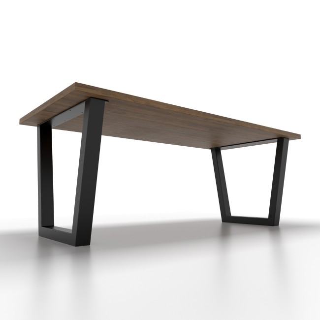 Trapezförmige Tischbeine aus Eisen, industrieller Stil, große Stabilität