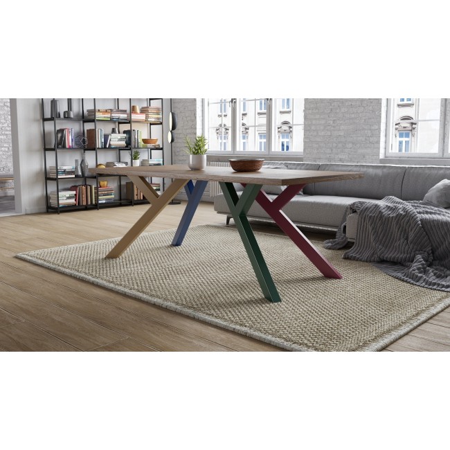 Y-shaped iron desk legs, premium design for exclusive home offices