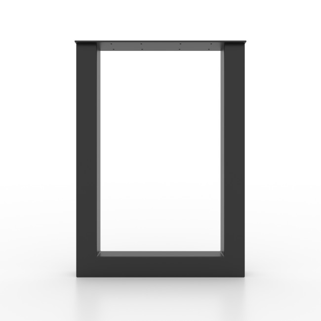 Slim metal kitchen peninsula legs, elegant and space-saving